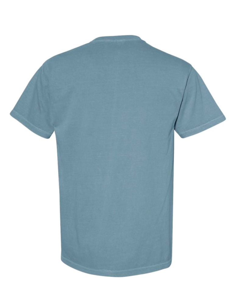 Fragile Ocean Wings Pocket Tee - Teal Blue