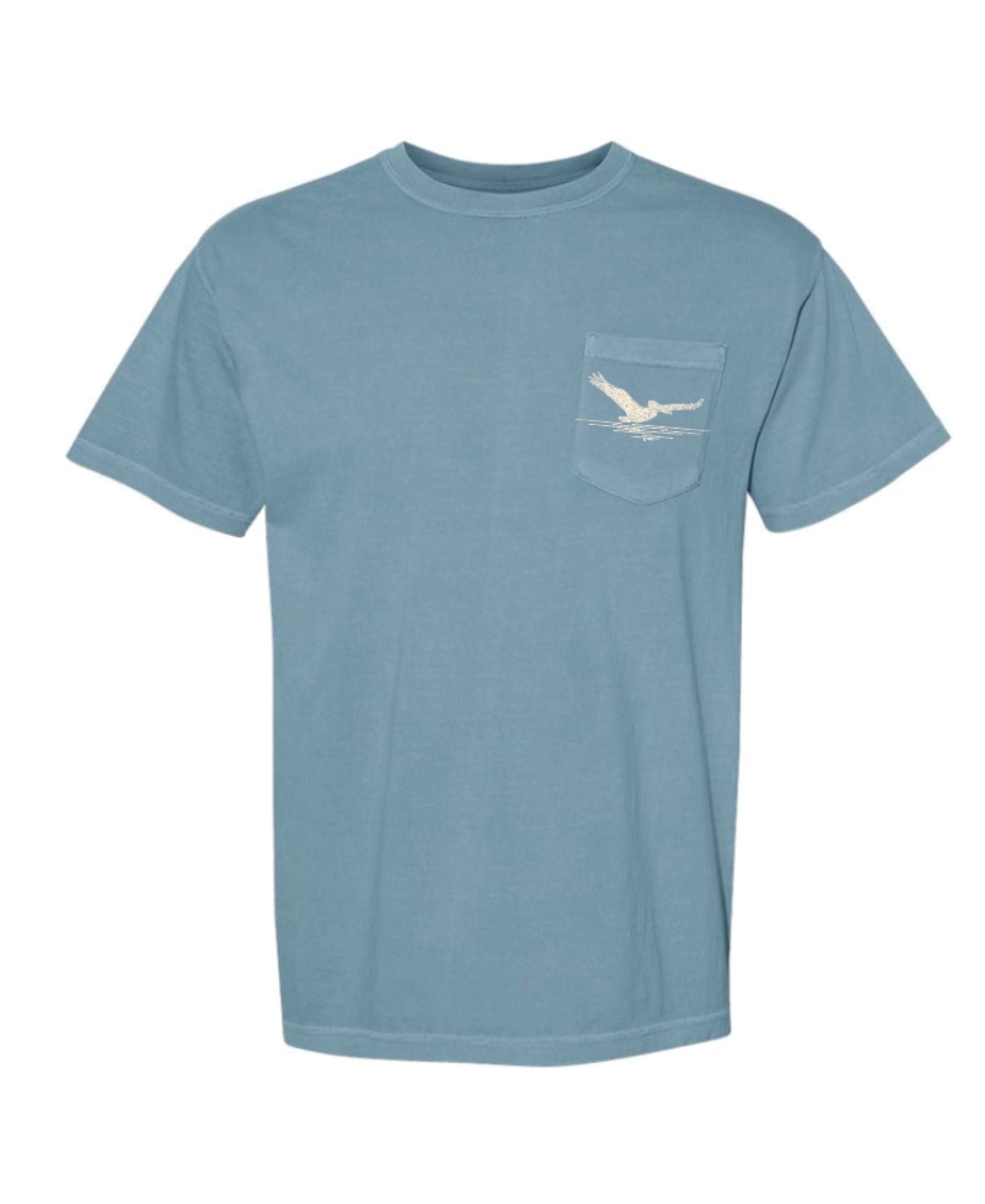 Fragile Ocean Wings Pocket Tee
