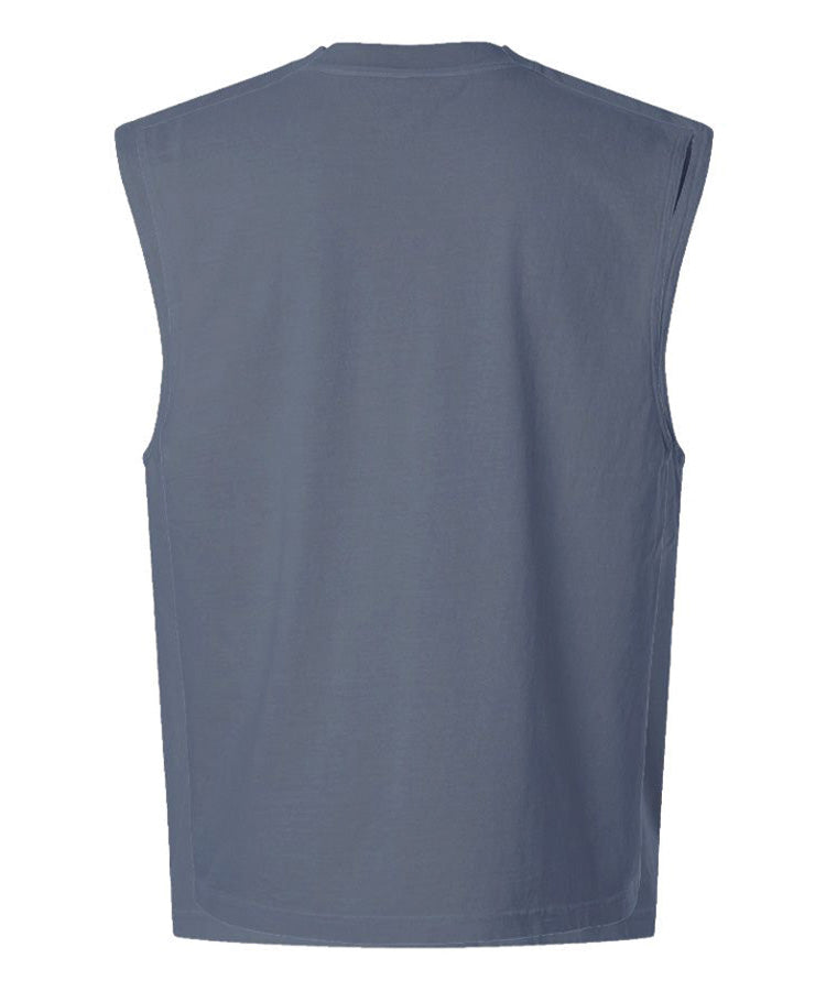 Hobie 60's Lam Muscle Tee - French Navy