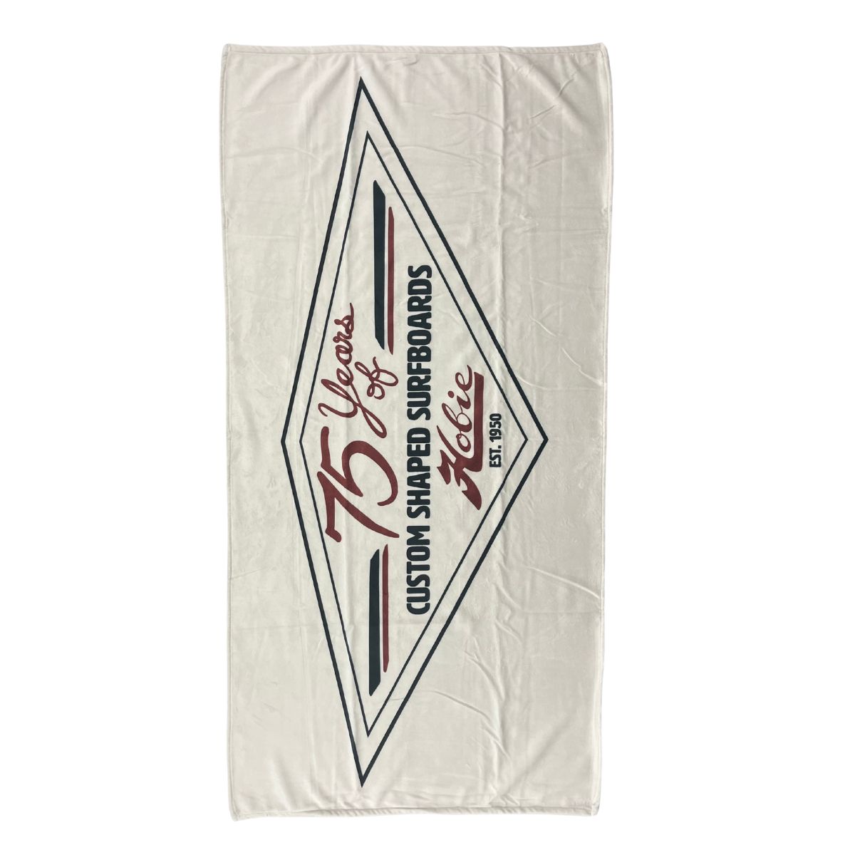 Hobie 75th Anniversary Towel - Vintage White