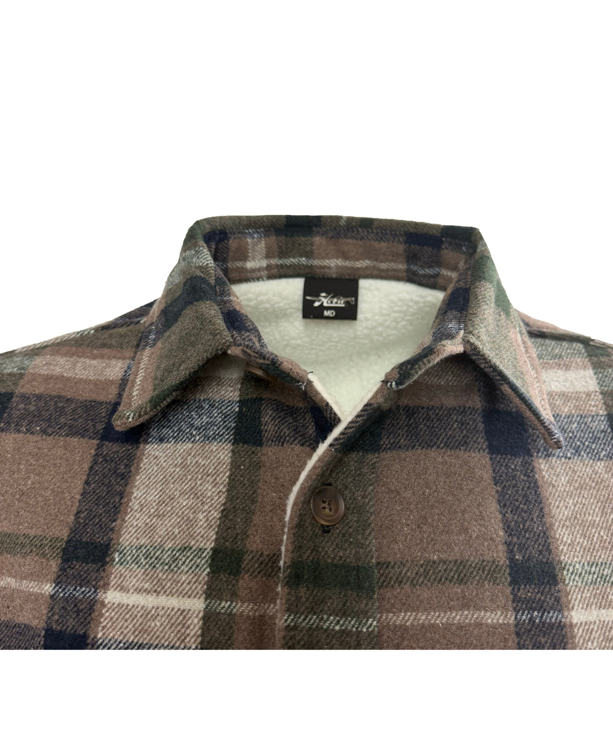 Hobie Brig Sherpa Lined Flannel - TAUPE