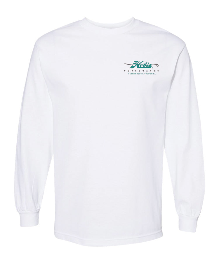 Hobie Classic Laguna Beach Longsleeve Tee - White