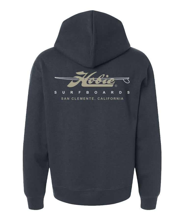 Hobie Classic San Clemente Zip Hoodie - Asphalt