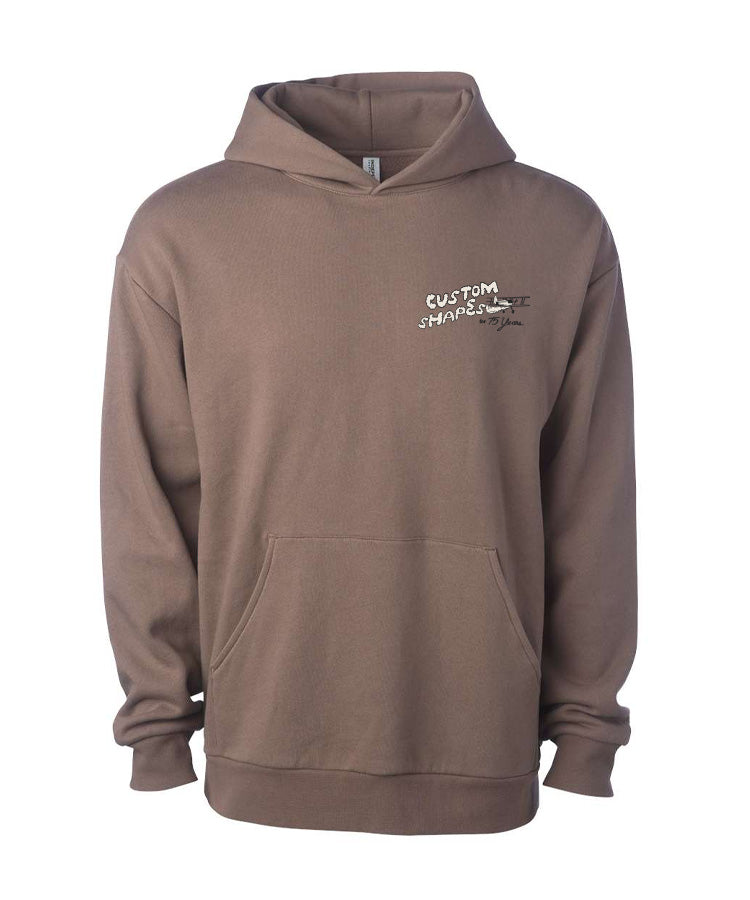 Hobie Custom Shapes Hoodie - Clay