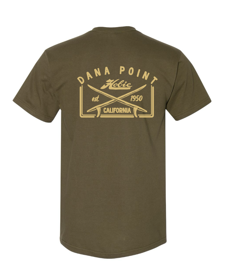 Hobie Dana Point Crossboards Tee  - Olive