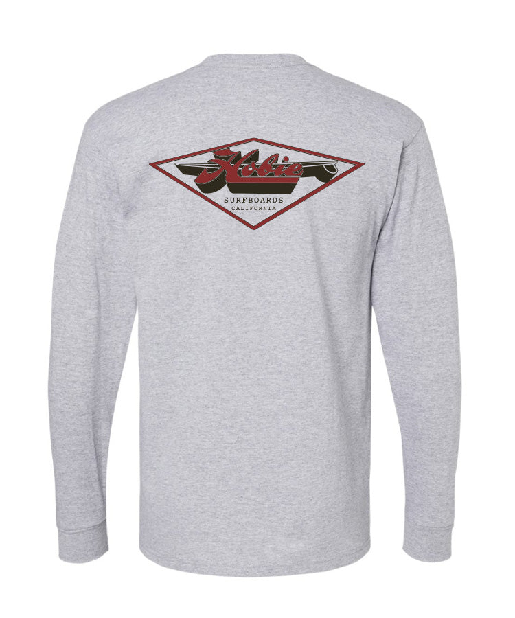 Hobie Evo Longsleeve Tee - Athletic Grey