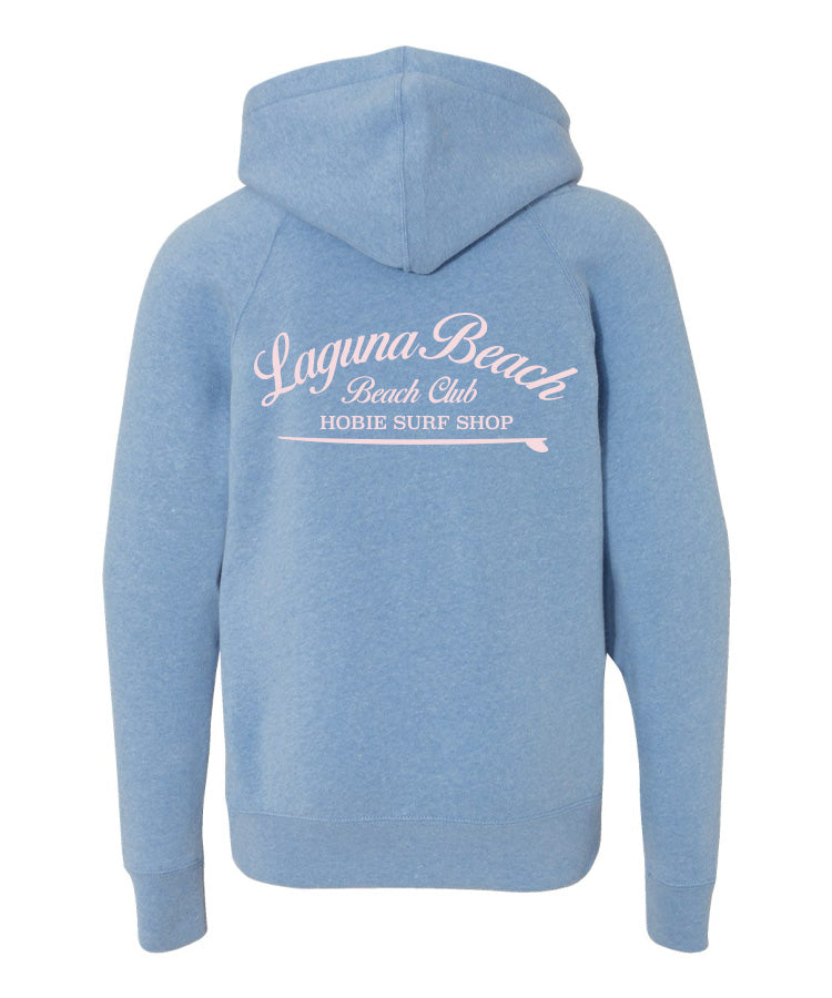 Hobie Girls Laguna Beach Beach Club Hoodie - Pacific Blue