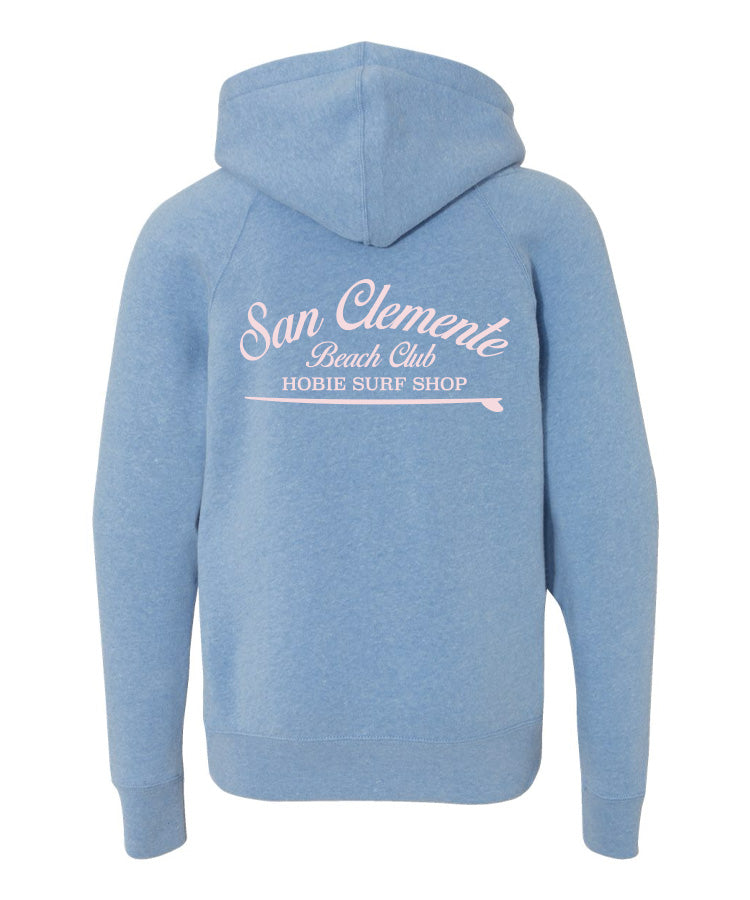Hobie Girls San Clemente Beach Club Hoodie - Pacific Blue
