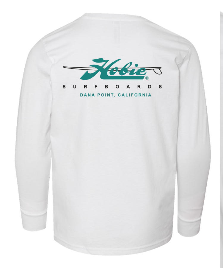 Hobie Kids Classic Dana Point Long Sleeve Tee - White