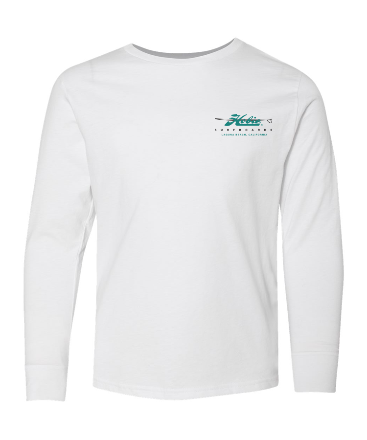 Hobie Kids Classic Laguna Beach Longsleeve Tee - White