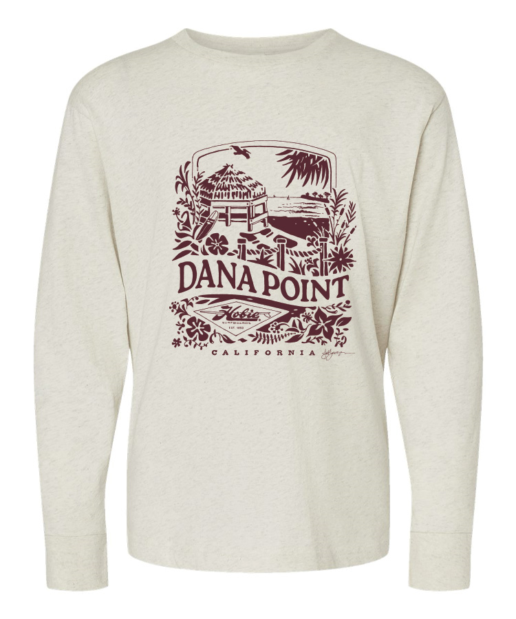 Hobie Kids Doheny Daze Longsleeve Tee - Natural