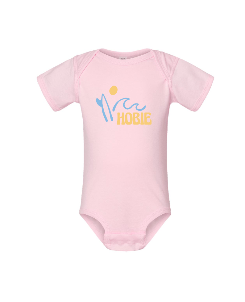 Hobie Kids One More Wave Onsesie - Blush