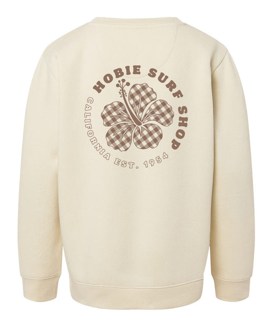 Hobie Kids Palaka Hibiscus Crew