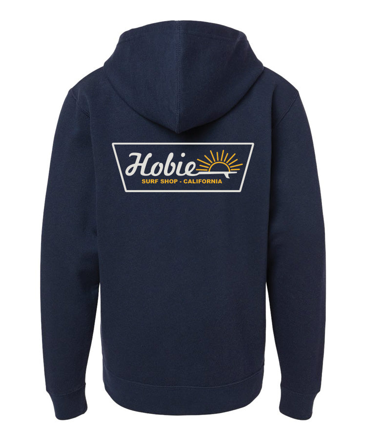 Hobie Kids Rising Sun Zip Hoodie - Navy