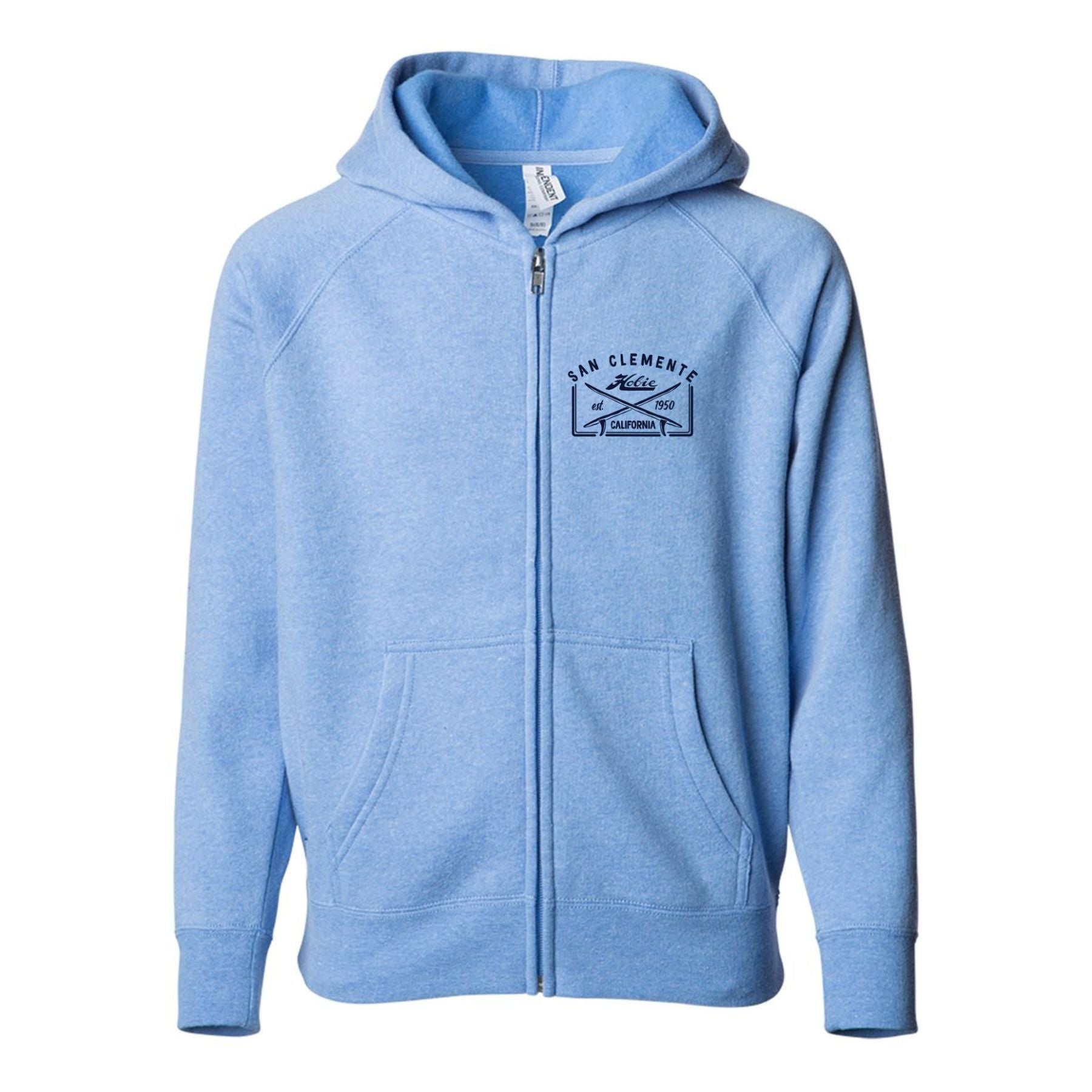 Hobie Kids San Clemente Crossboards Zip Hoodie - Pacific Blue