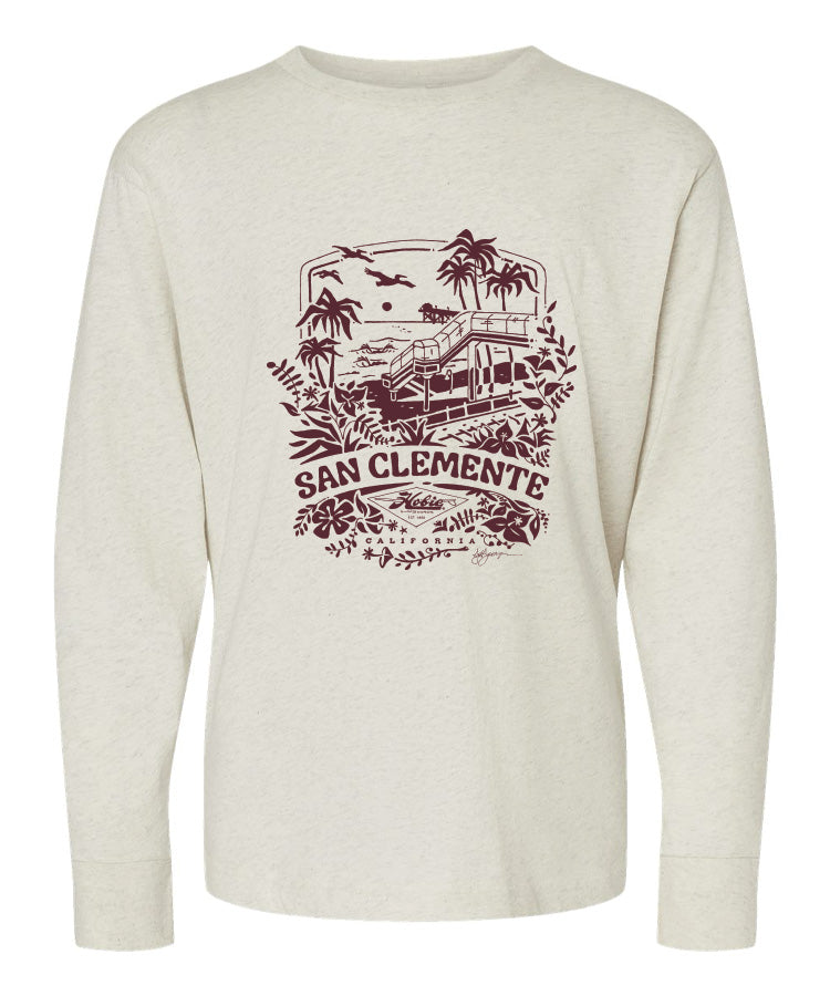 Hobie Kids San Clemente Soul Longsleeve Tee - Natural