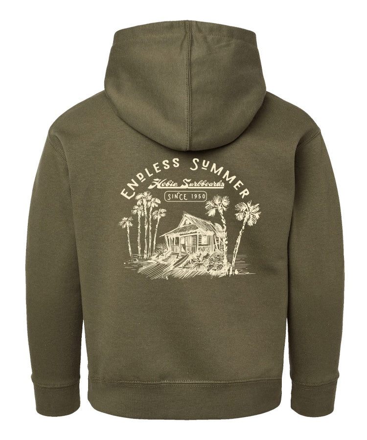Hobie Kids Summer Hut Hoodie - Military