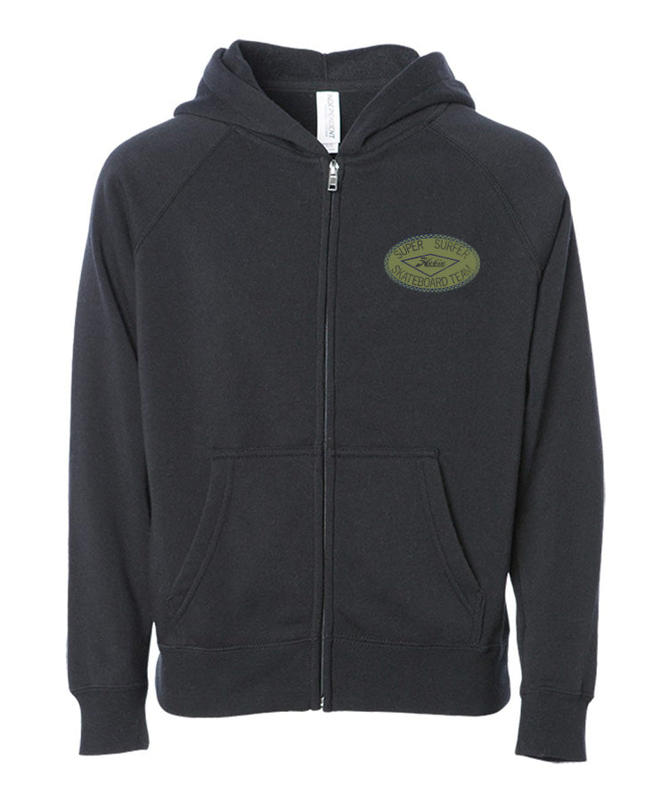 Hobie Kids Super Surfer Zip Hoodie - Black