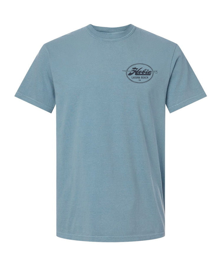 Hobie LB City Stamp Tee - Ice Blue