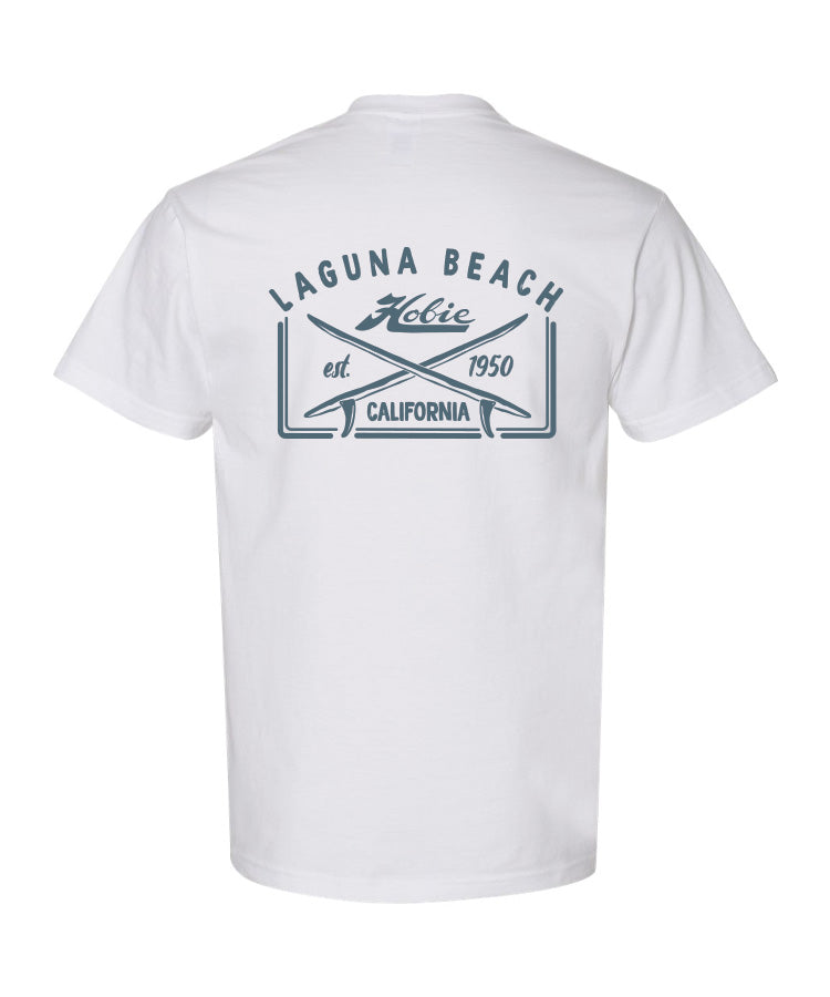 Hobie Laguna Beach Crossboards Tee - White