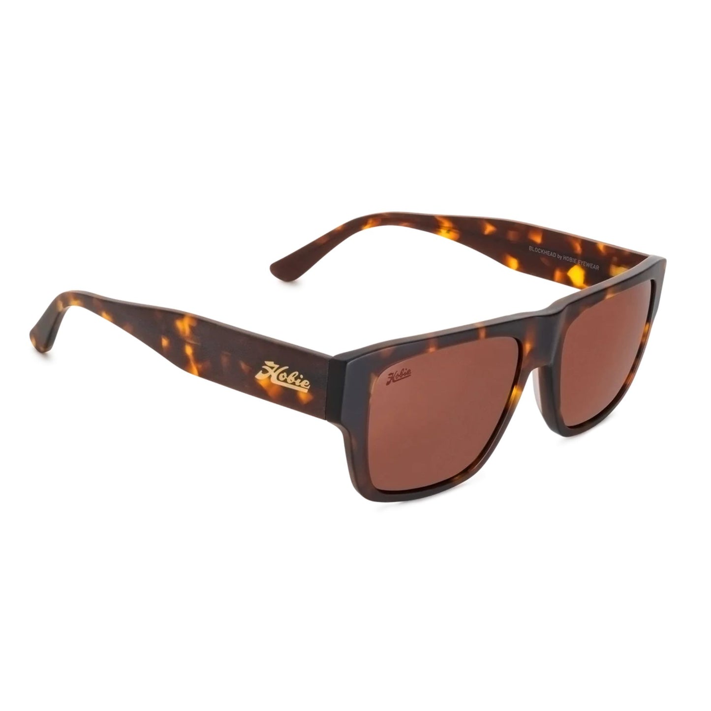 Hobie Polarized Blockhead Satin Tortoise/ Copper Sunglasses - STORTCOP