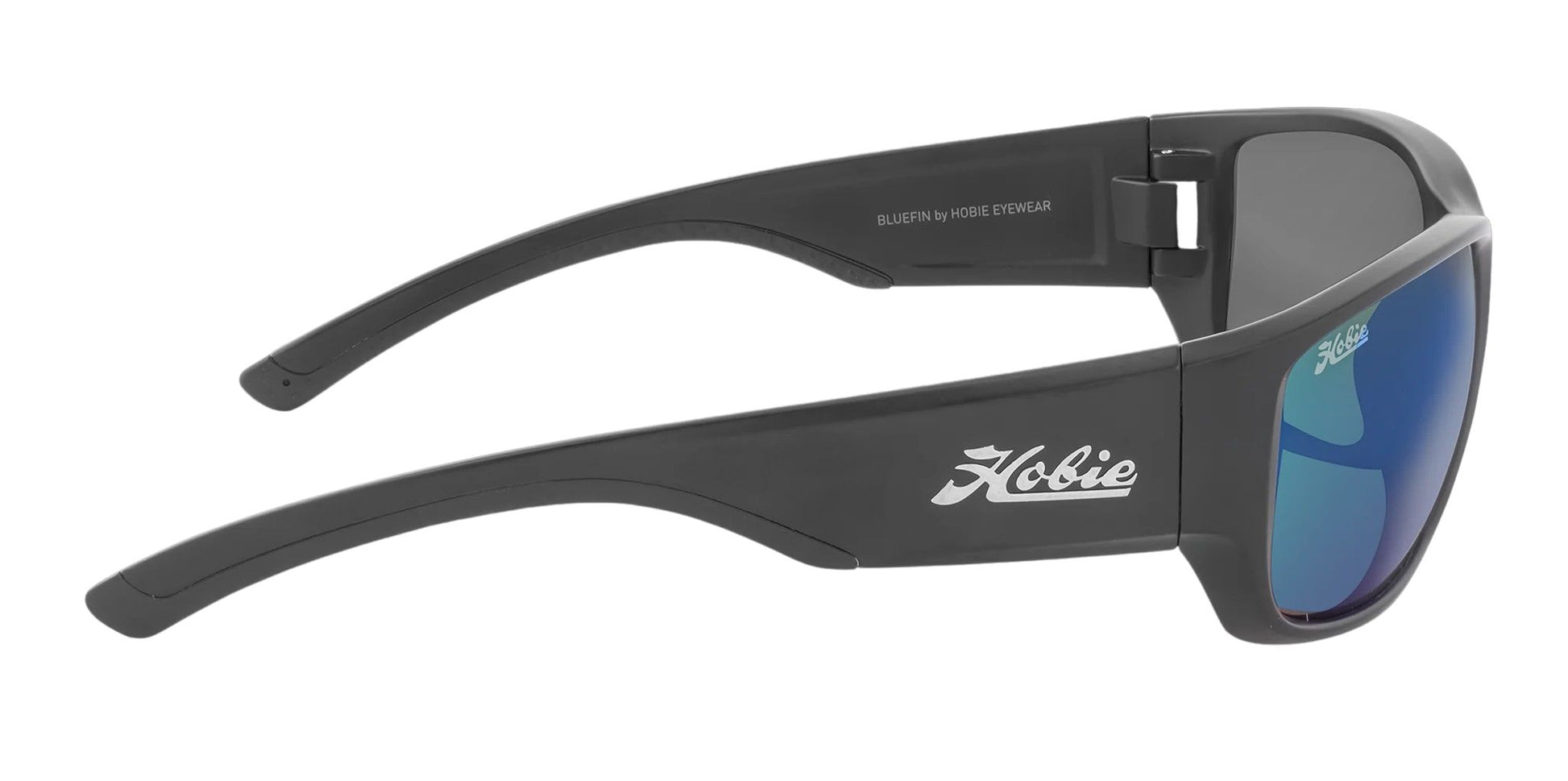 Hobie Polarized Bluefin Float Satin Black & Cobalt Mirror Sunglasses  - Satin Black