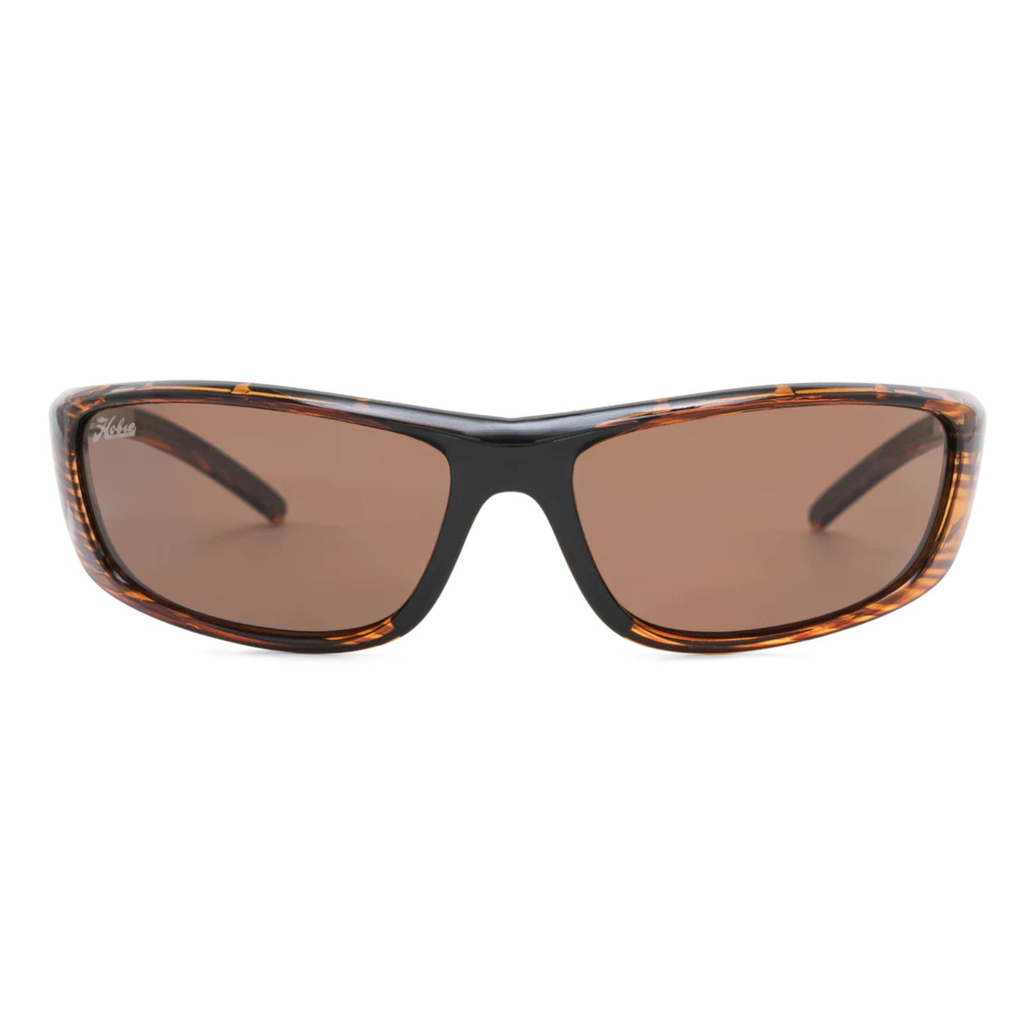 Hobie Polarized Cabo Sport Shiny Borwn Wood Grain & Copper Sunglasses