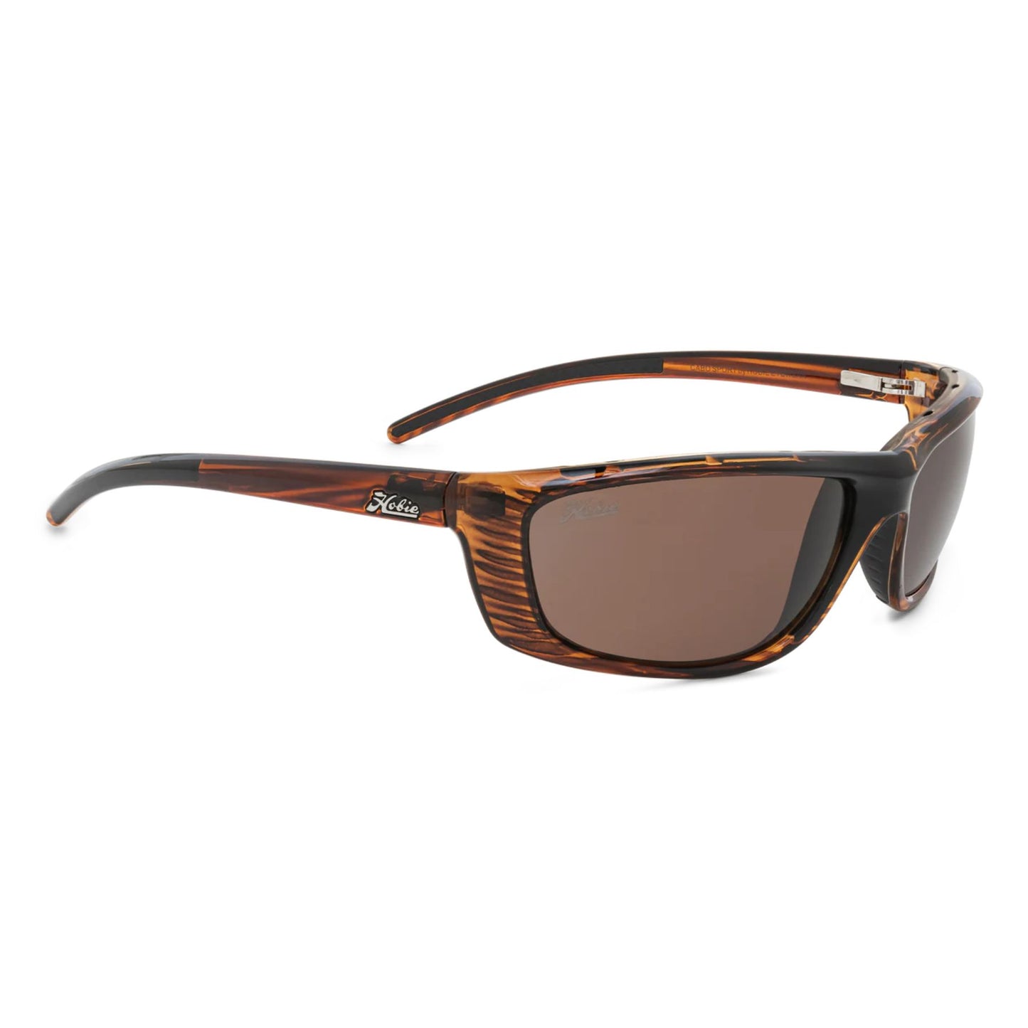 Hobie Polarized Cabo Sport Shiny Borwn Wood Grain & Copper Sunglasses