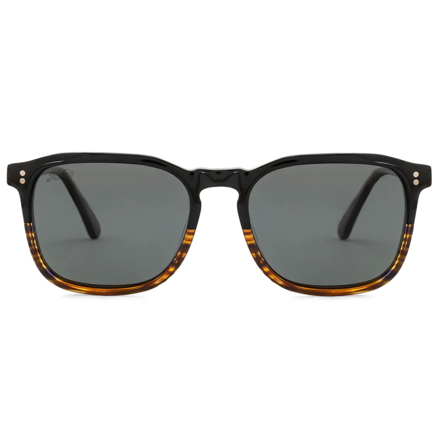 Hobie Polarized Cortez Shiny BlackWood Grain / Fade Sunglasses - BLKWDGRY