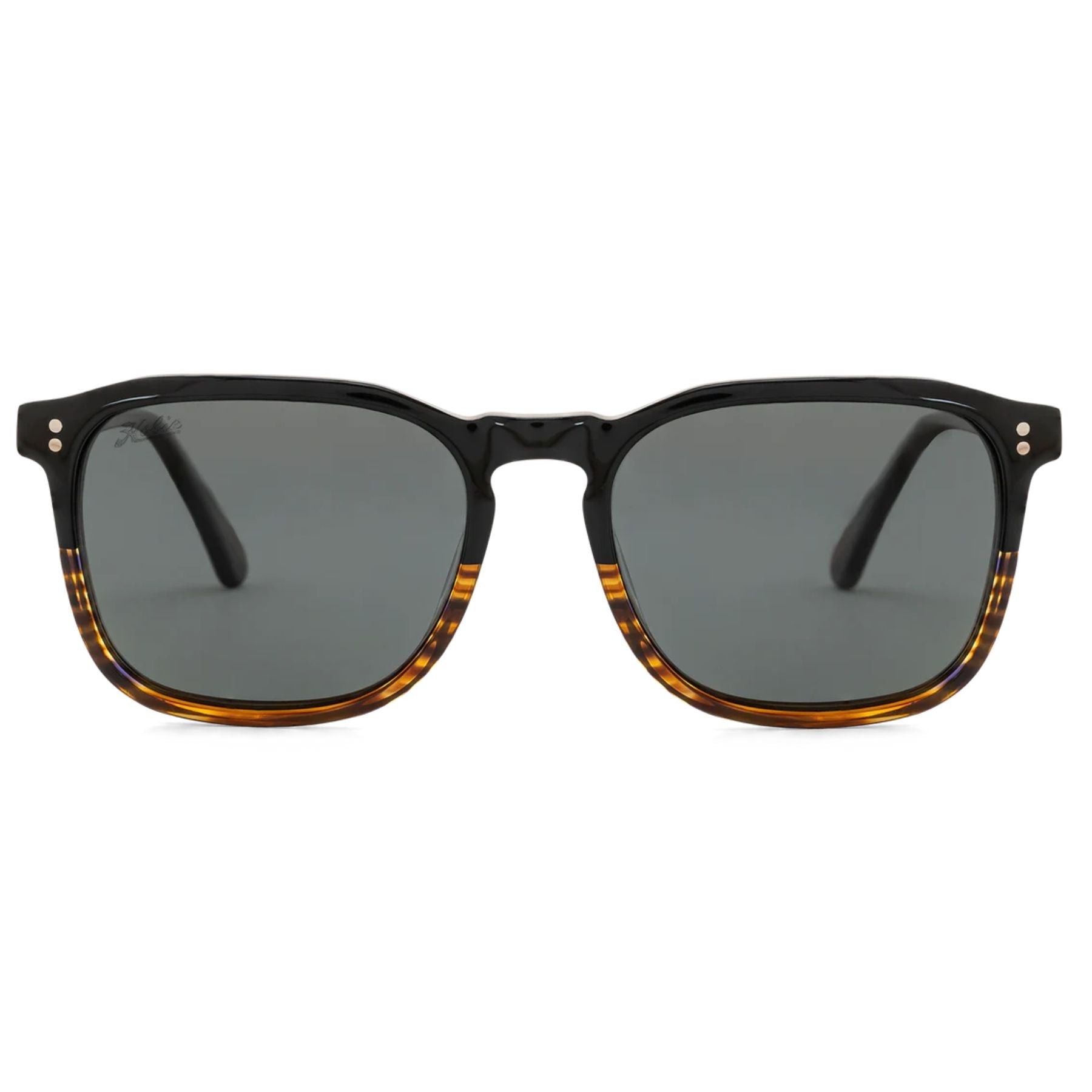 Hobie Polarized Cortez Shiny BlackWood Grain / Fade Sunglasses - BLKWDGRY