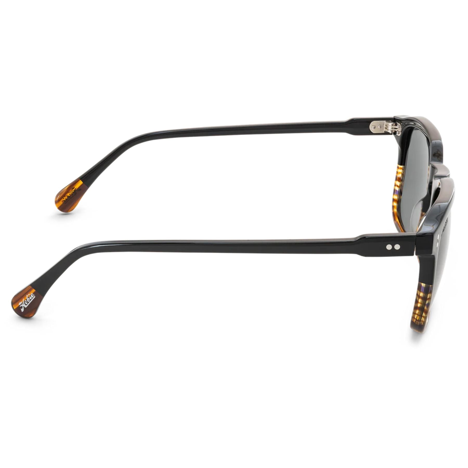 Hobie Polarized Cortez Shiny BlackWood Grain / Fade Sunglasses - BLKWDGRY