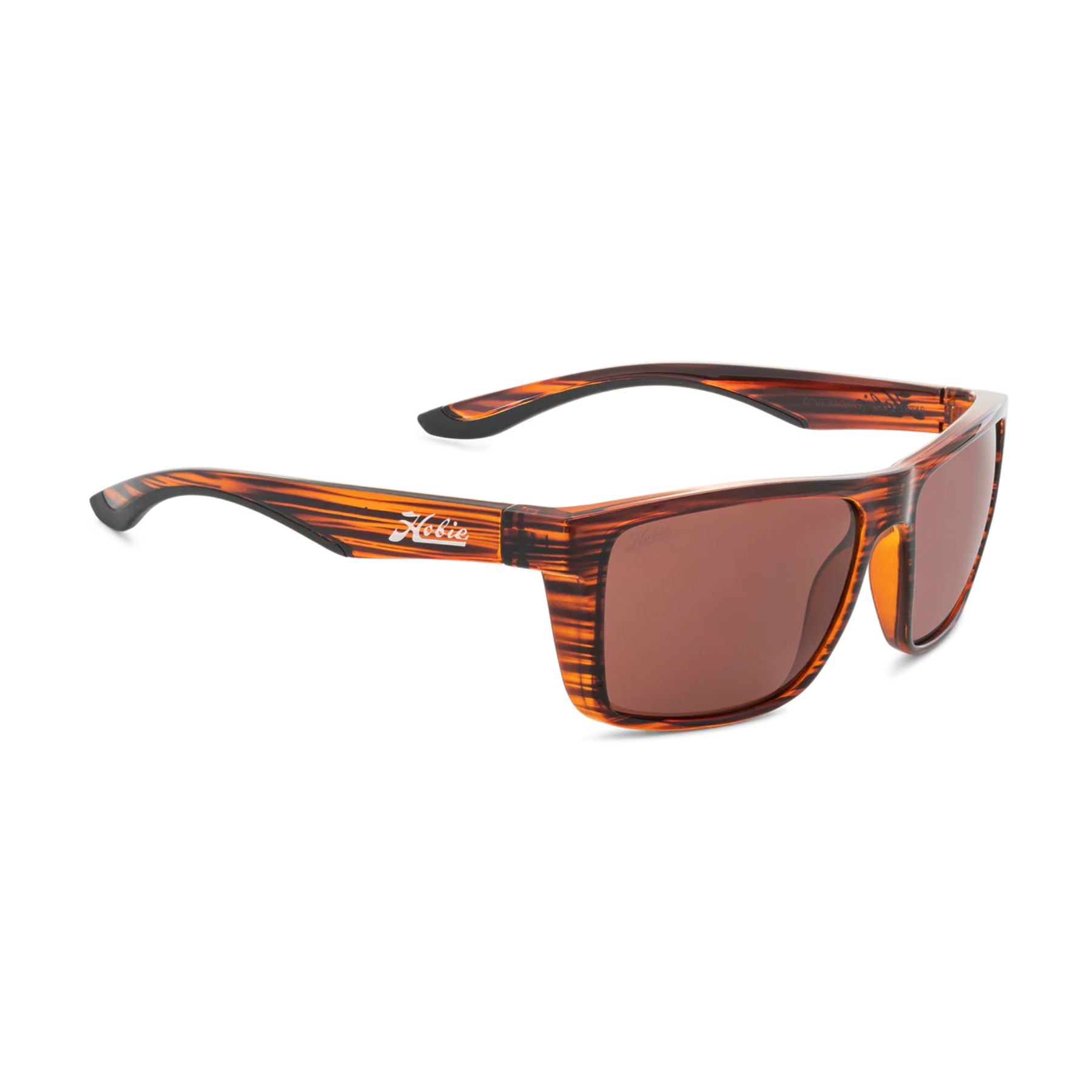 Hobie Polarized Cove Float Woodgrain & Copper Sunglasses - Wood