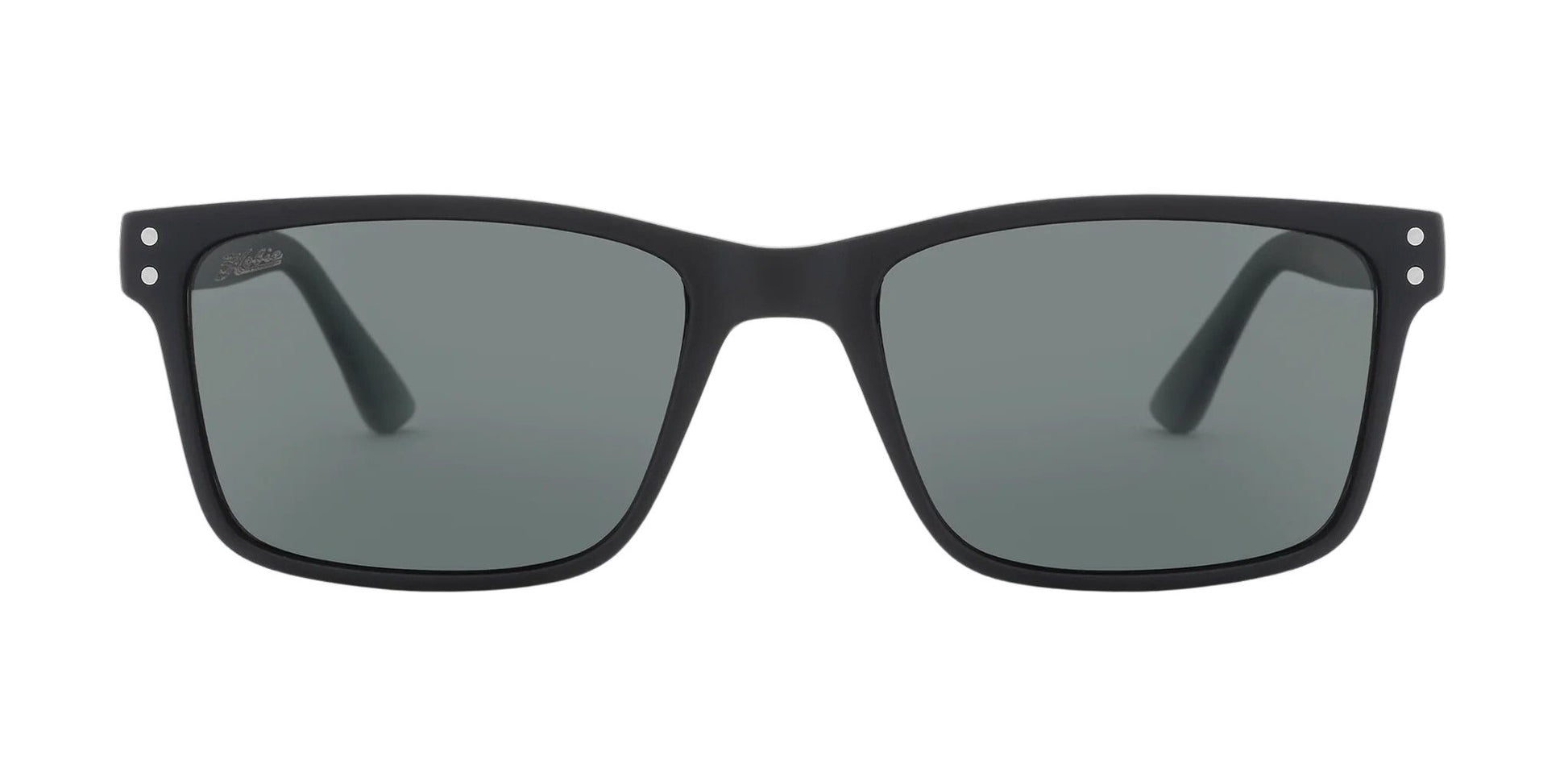 Hobie Polarized Flats Satin Black & Grey Sunglasses  - Black