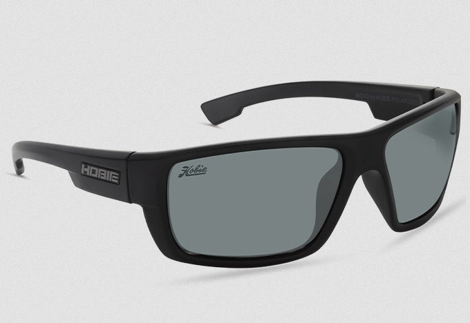 Hobie Polarized Mojo Float Satin Black Sunglasses - Grey
