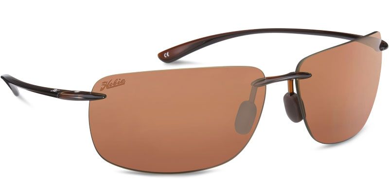 Hobie Polarized Rips Shiny Brown Sunglasses - Copper
