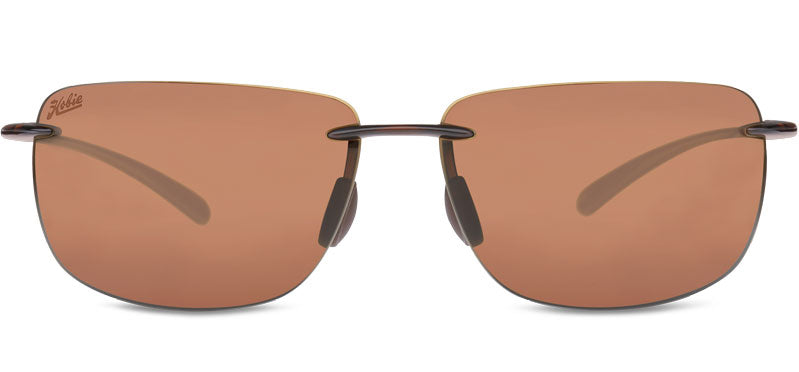 Hobie Polarized Rips Shiny Brown Sunglasses