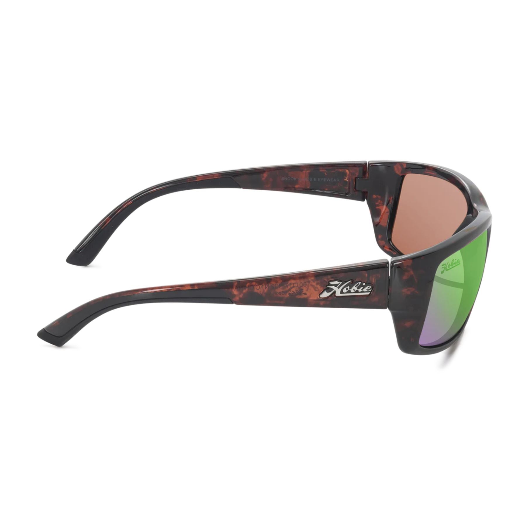 Hobie Polarized Snook Float Shiny Dark Brown Tortoise/ Sea Green Mirror
