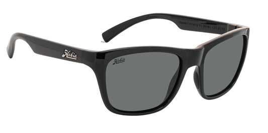 Hobie Polarized Woody Sport Shiny Black & Grey Sunglasses