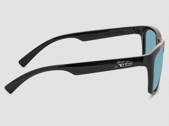 Hobie Polarized Woody Sport Shiny Black Sunglasses - Black
