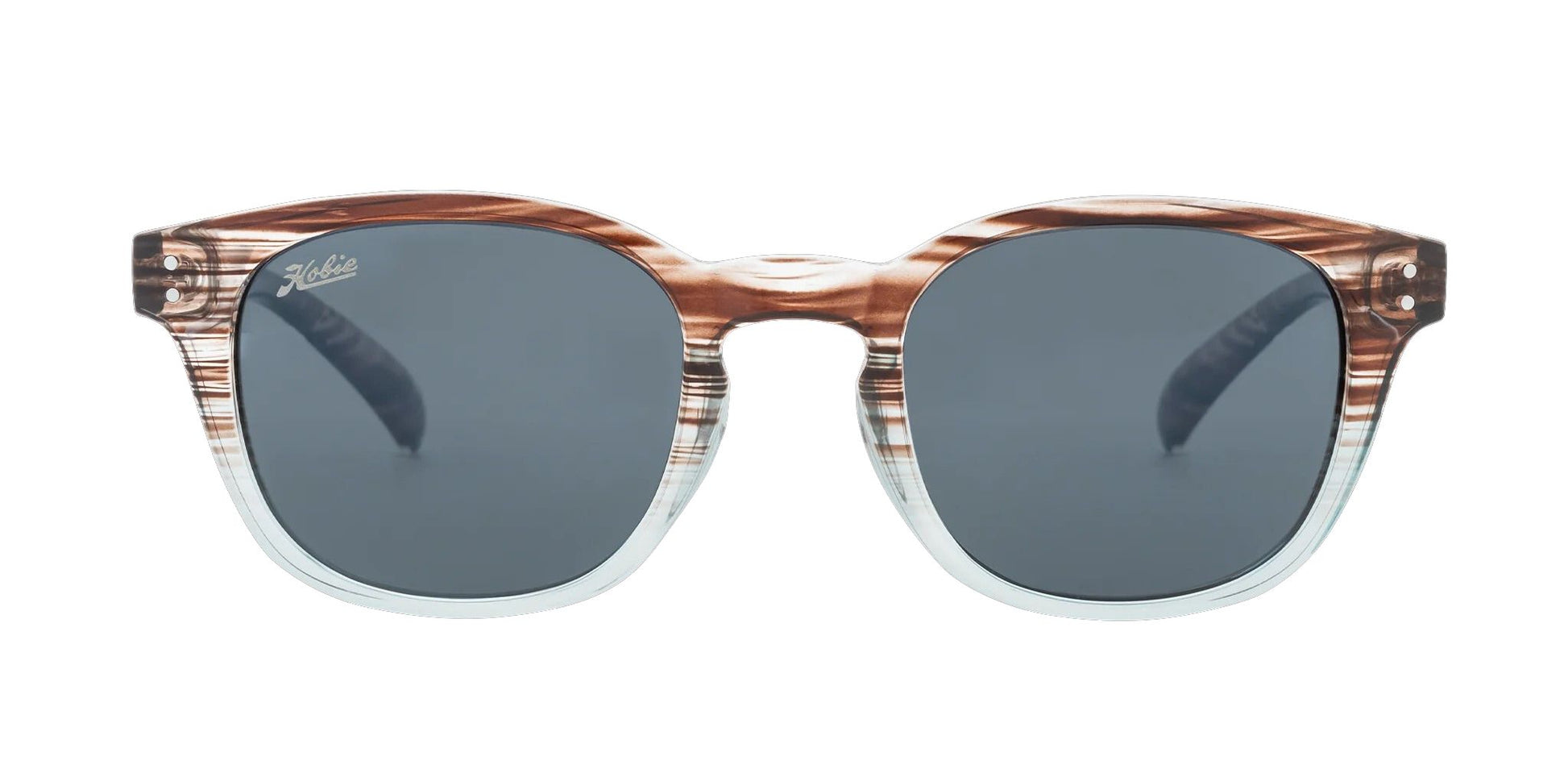 Hobie Polarized Wrights Shiny Wood Aqua & Grey Sunglasses  - Aqua
