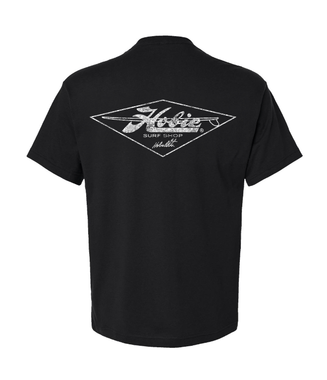 Hobie Retro Diamond Tee - Black