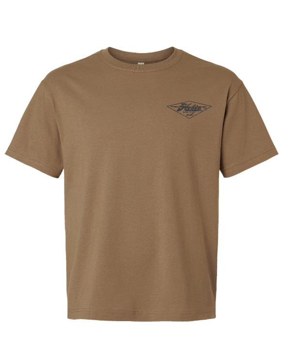 Hobie Retro Diamond Tee - Vintage Brown