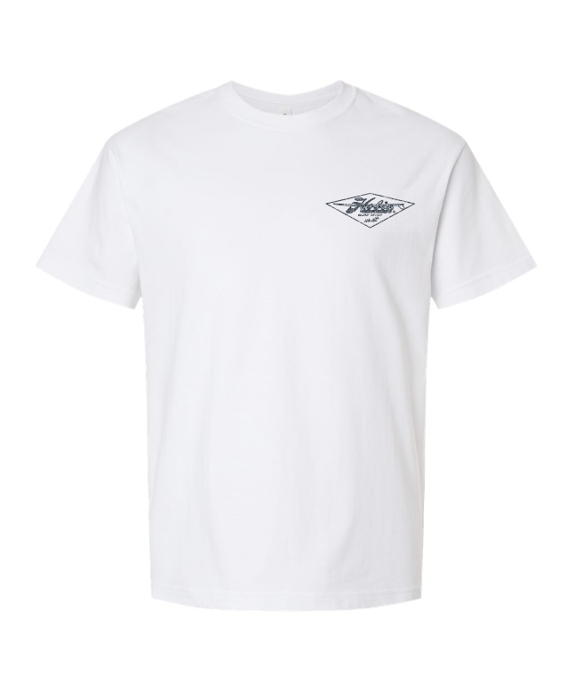 Hobie Retro Diamond Tee - White