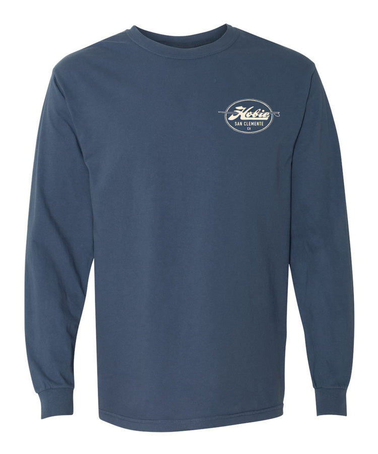 Hobie San Clemente City Stamp Longsleeve Tee - MIDNT