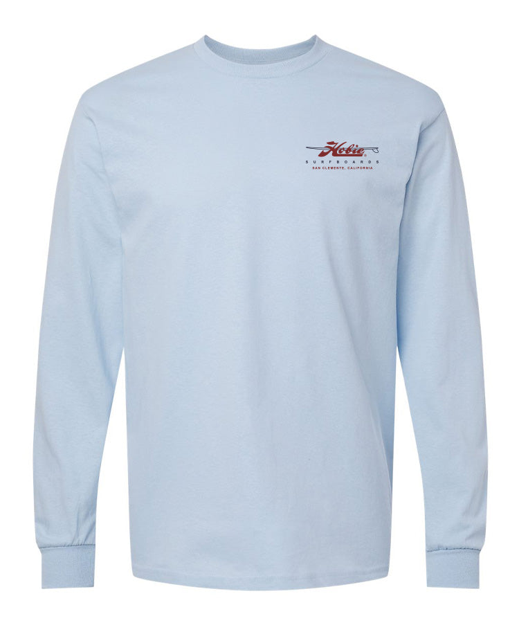 Hobie San Clemente Classic Longsleeve Tee - Light Blue