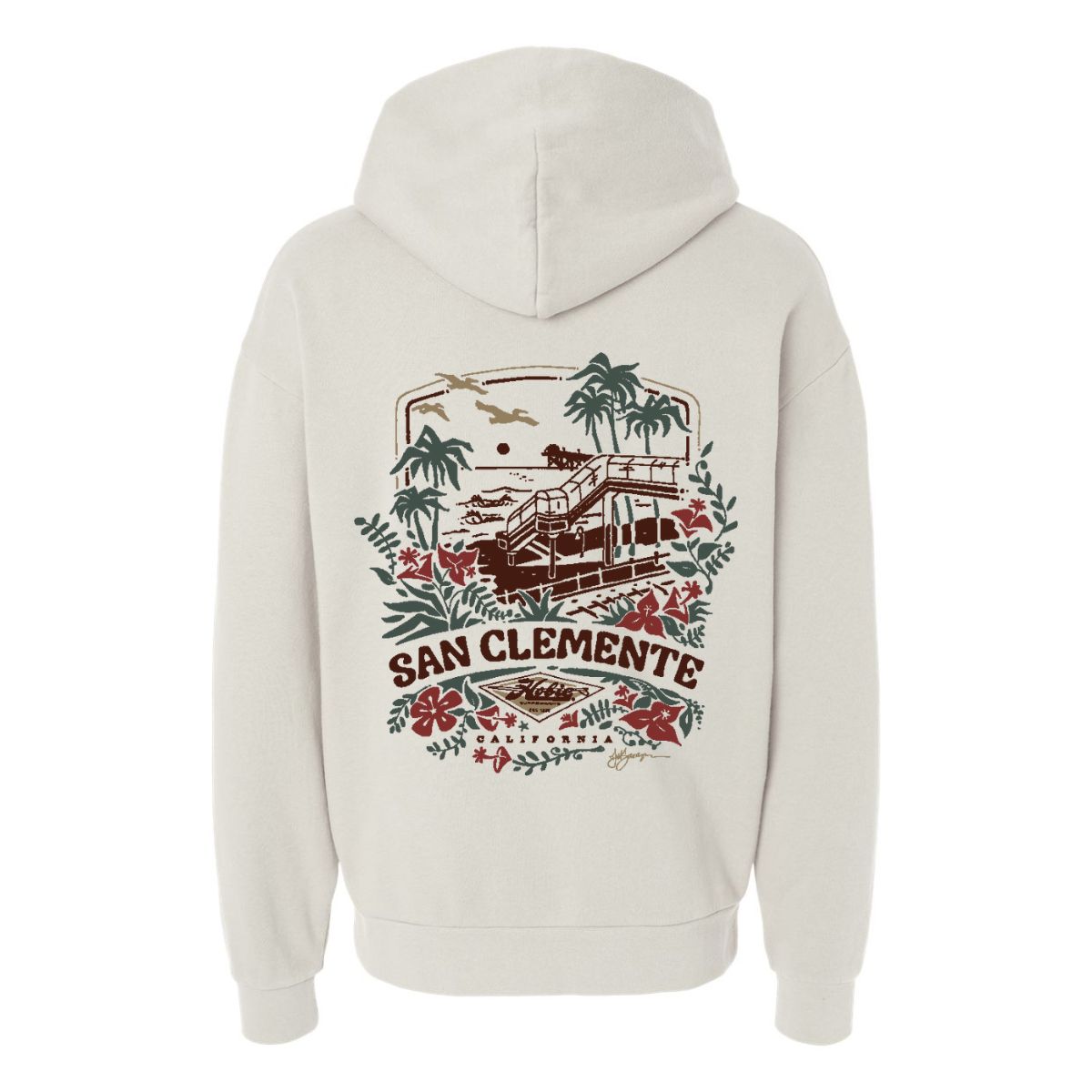Hobie San Clemente Soul Hoodie - Ivory