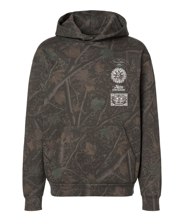 Hobie Stacked Lams Hoodie - DARKCAMO