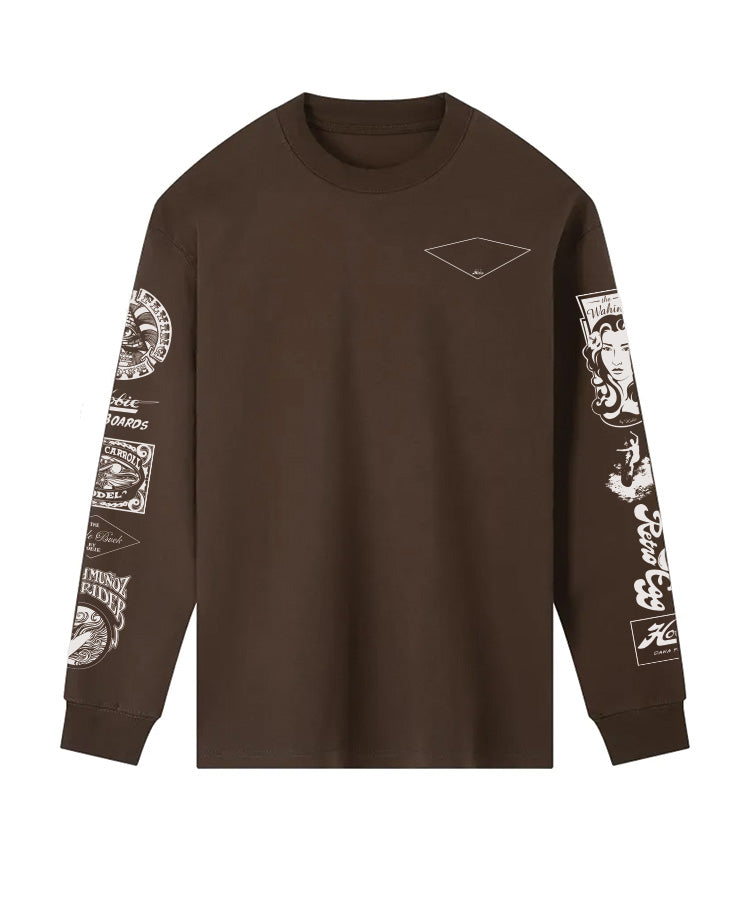 Hobie Stacked Lams Longsleeve Tee - CHOC