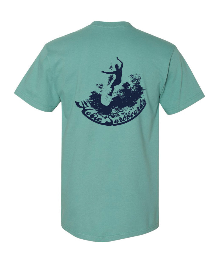 Hobie Surfboards Drop Knee Tee - Seafoam