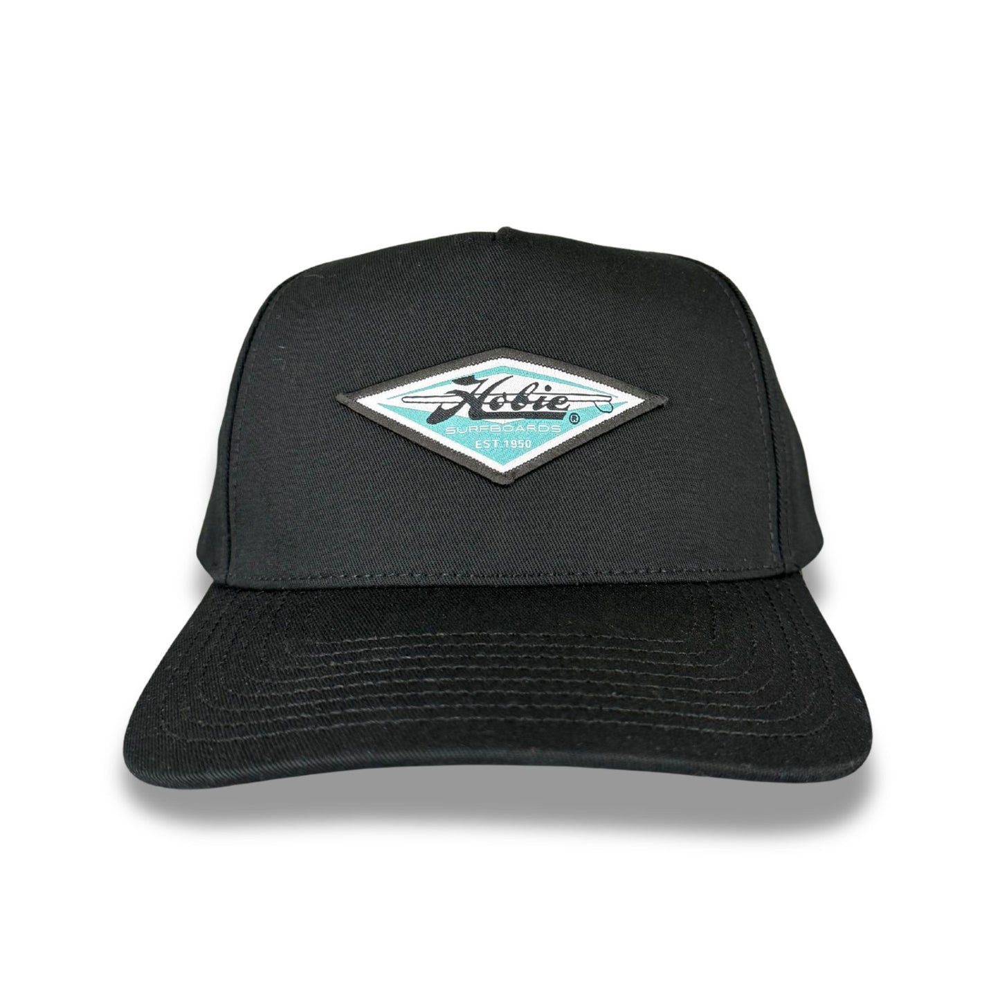 Hobie Teal Diamond Structured Hat - Black